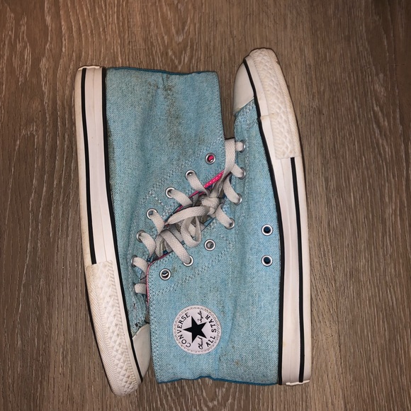Converse chuck taylor ladies high tops sneakers size 6 - Picture 6 of 8